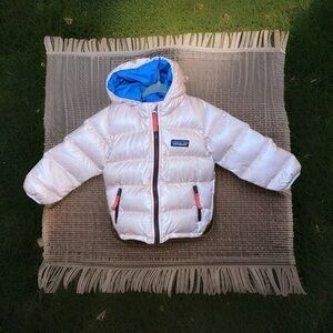 Patagonia 6-12 m Light Pink Puffer Jacket Hi-Loft Winter Coat Down Fill ballet
